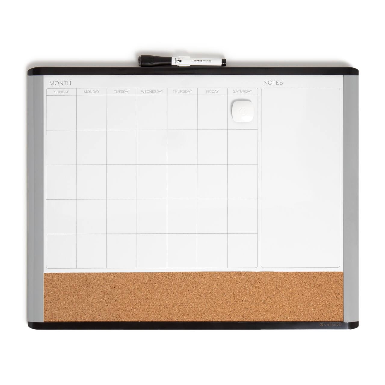 U Brands 3N1 Magnetic Mod Dry-Erase Board